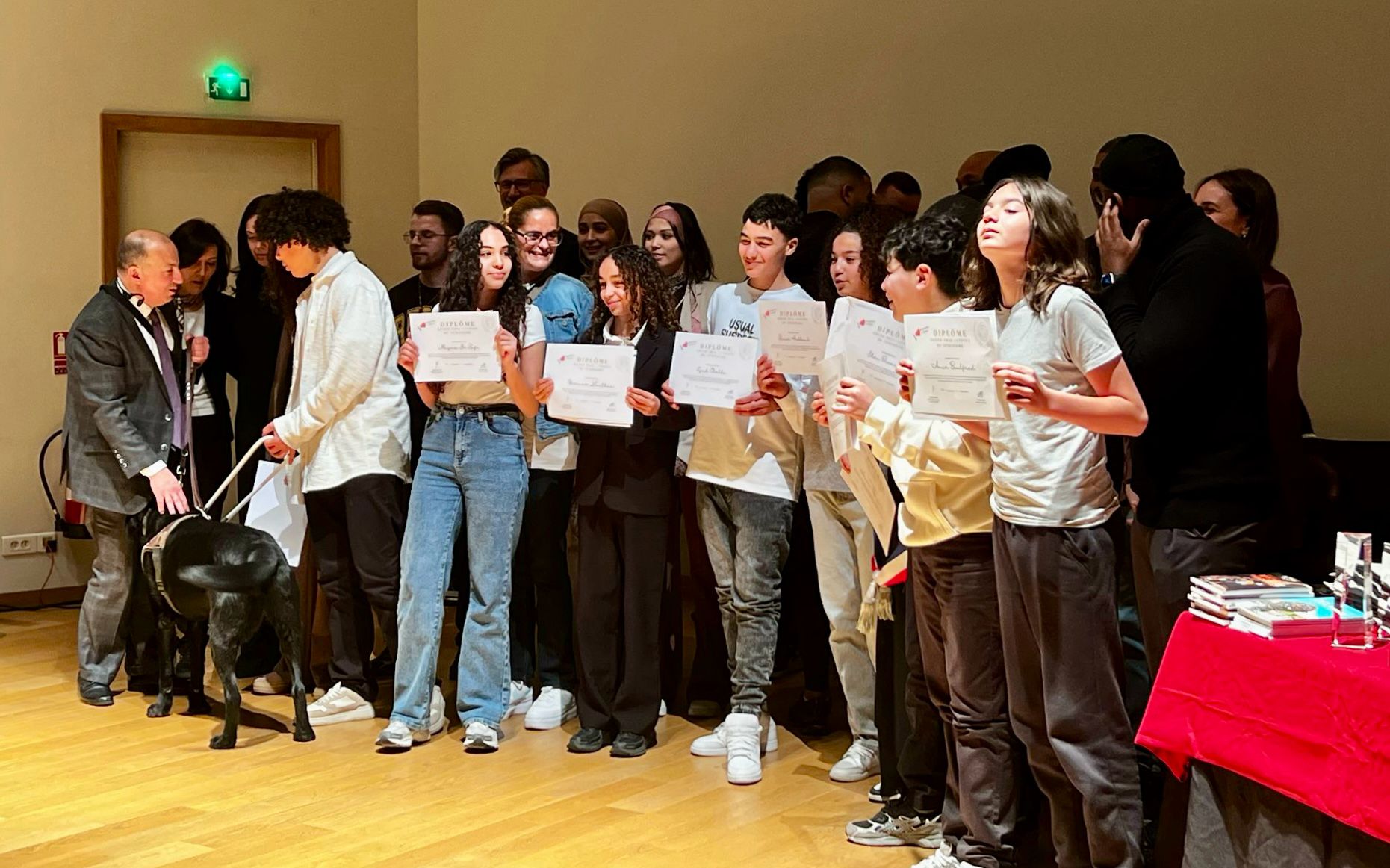 Remise des prix de la finale à La Courneuve