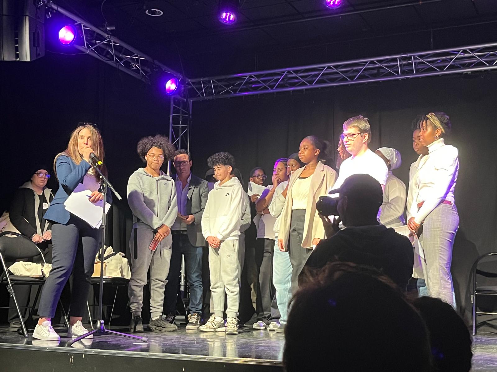 Photo groupe ayant participé au Grand Oral Citoyen